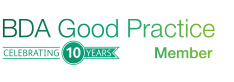 BDA Good Practice 10 Years logo
